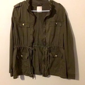 Olive green jacket